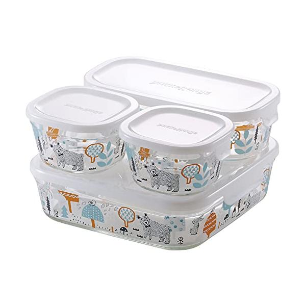 iwaki(イワキ) 耐熱ガラス 保存容器 シンジカトウ 森の中で システム