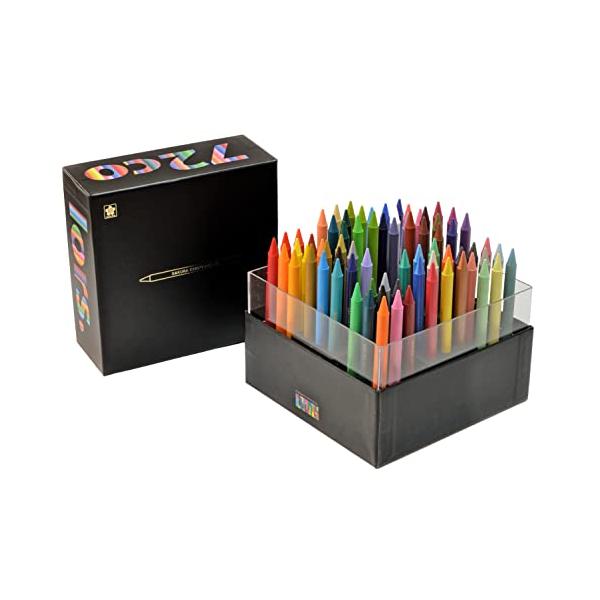 サクラクレパス 色鉛筆 クーピー ペンシル キューブボックス 72