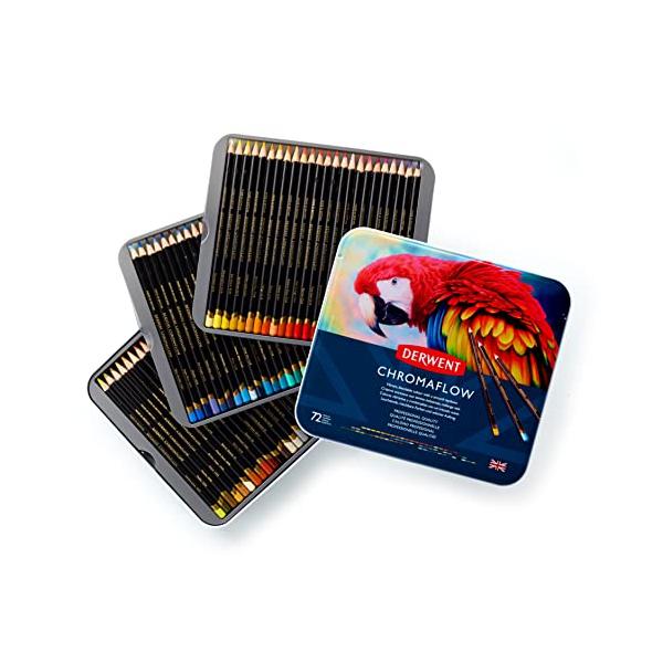 Derwent 国内正規品 ダーウェント 色鉛筆 クロマフロー 72色 Derwent 国内正規品 ダーウェント 色鉛筆 クロマフロー 72色
