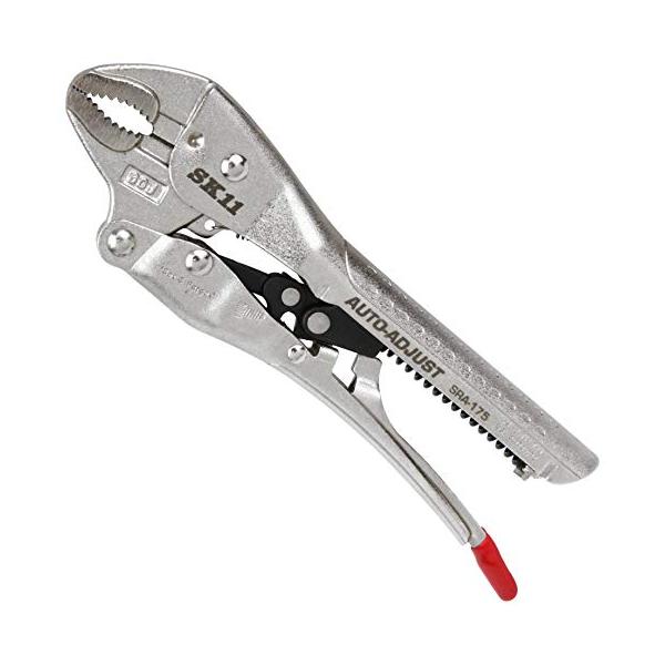 スタンダード(172mm)・ 全長172mm SRA-175・・Style:スタンダード(172mm)・用途:クランプとしての固定作業・仕様:厚みに関係なく、ハンドルを広げて握るだけの口開き自動調整機構を採用・全長:172mm・最大口開き:...