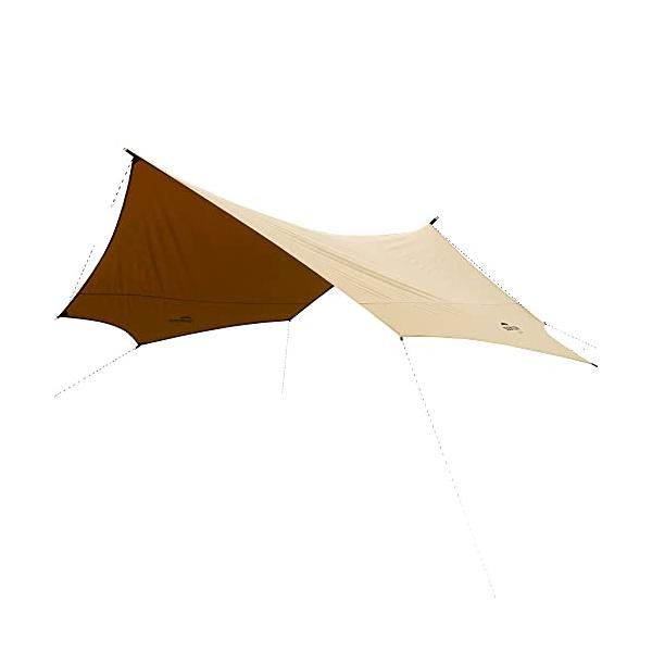 Amazon | Soomloomペンタタープ 3.8x3.9m 焚き火可 ポリコットン