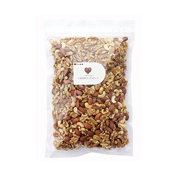 他サイト： 今川製菓 無塩 ミックスナッツ くるみ多め 1Kg 食塩不使用 植物油不使用 クルミ カシューナッツ アーモンド 業務用の商品画像