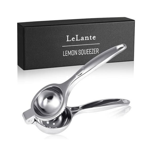 他サイト： フードスペシャリスト推薦 LeLante レモン絞り器 ハンドジューサー レモンしぼり 果汁 すだち 果物 絞り器 ギフトボックス付きの商品画像