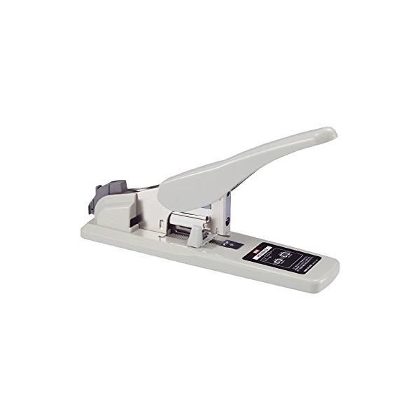 マックス ホッチキス 大型ホッチキス 12号針使用 30~110枚とじ グレー