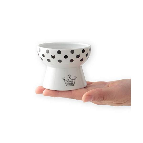 かわいい・無し 無し 4580471861974・・PatternName:水玉・【2段のかえしで食べこぼしを防ぐ】フードボウルには、縁と底の2段階でかえしがついているので、食べこぼしを防いでくれます。食器の内側の縁には適度な丸みと傾斜があ...