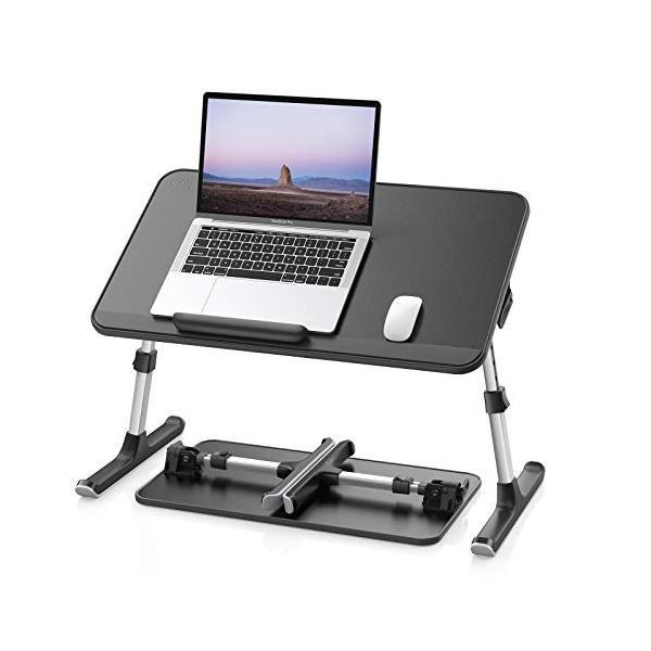 他サイト： SAIJI ノートパソコンスタンド PCスタンド 折りたたみテーブル ローテーブル ミニテーブル ベッドテーブル 高さ・角度 調整 耐荷重40kの商品画像