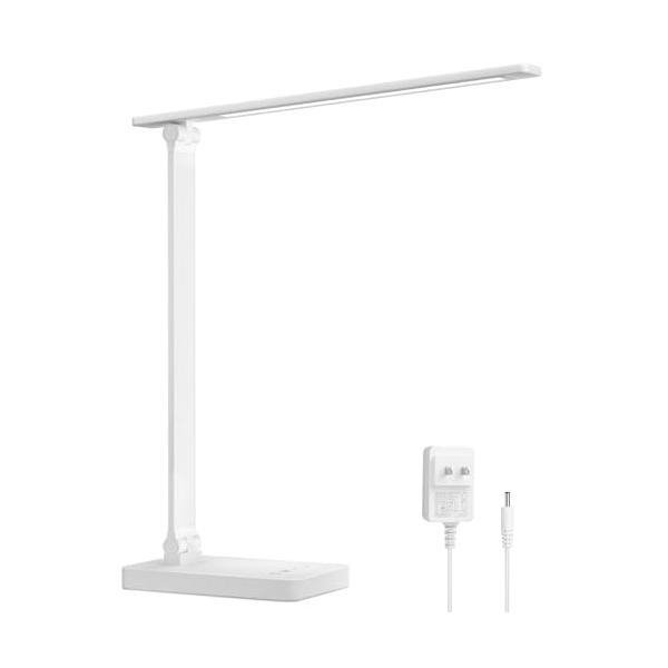 他サイト： Lepro デスクライト led 目に優しい 電気スタンド ACアダプター付き 明るさ550ルーメン スタンドライト 卓上ライト おしゃれ 5段の商品画像