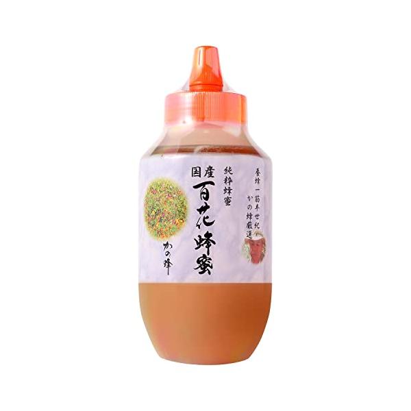 他サイト： はちみつ 専門店かの蜂 国産 百花 蜂蜜 1000g（1kg） 完熟 の 純粋 蜂蜜 （とんがり容器）の商品画像