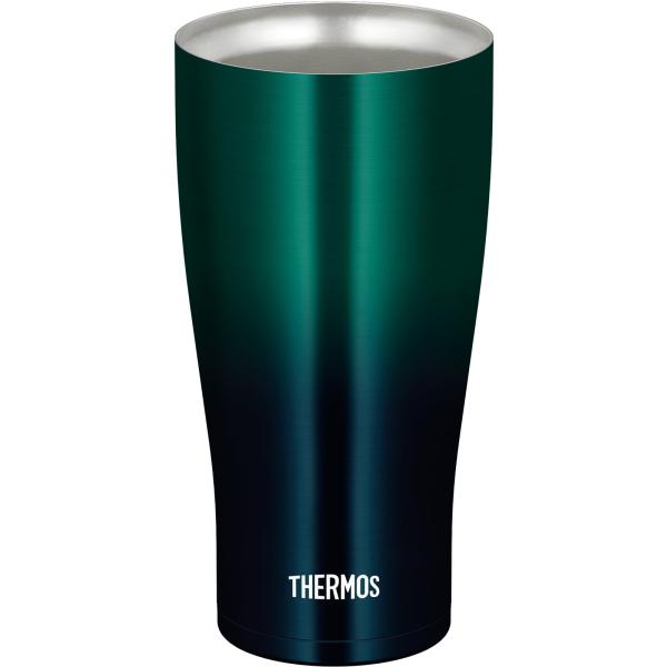 他サイト： サーモス 真空断熱タンブラー 600ml グリーングラデーション 食洗機対応 魔法びん構造 保温保冷 JDE-602LTD GR-Gの商品画像