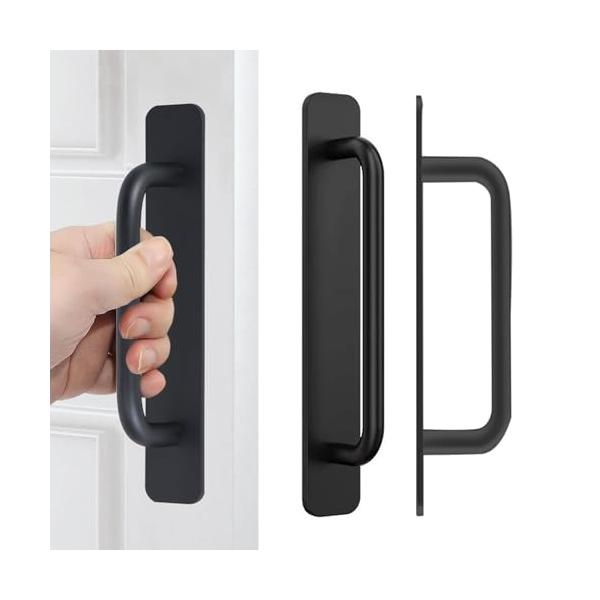 モダンブラック/-/0327・Color:ブラック・仕様サイズ：15*2.5*3.6cm　重さ：約100g　色：ブラック　内容：2個セット　材質：アルミニウム　ご注意：取り付け前に、取り付け面にゴミ、油、汚れ等がないことを確認してください。...