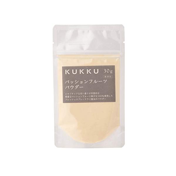 ベージュ/30g/-・FlavorName:パッションフルーツSize:30g・パッケージ個数:1・KUKKUとは、濃厚でフレッシュなフルーツパウダー。化学的な合成着色料は一切不使用で、自然本来の色と風味が楽しい、美味しく安全なパウダーです...