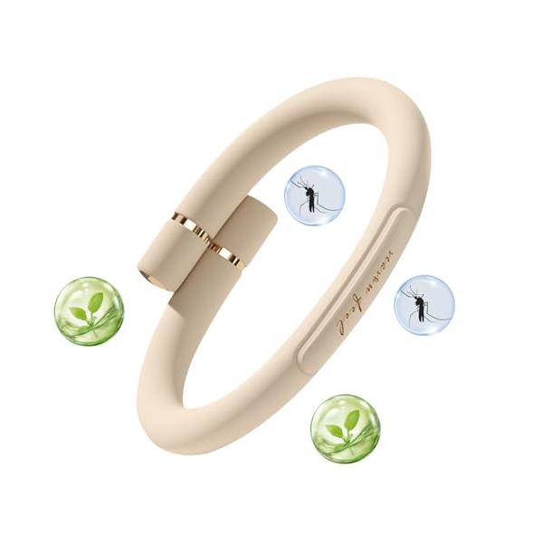 ピンク/-/-・100％天然由来成分・安心して使える本製品は香茅油・?檬草・薄荷・薫衣草・レモンユーカリ油など、虫が嫌う天然精油をブレンドした蚊よけブレスレットです。DEET・農薬不使用で、敏感肌やお子様にもやさしい処方。虫除けスプレー 子...