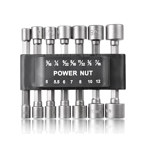 Kigauru 14本セット 電動ドライバードリルビット クロム