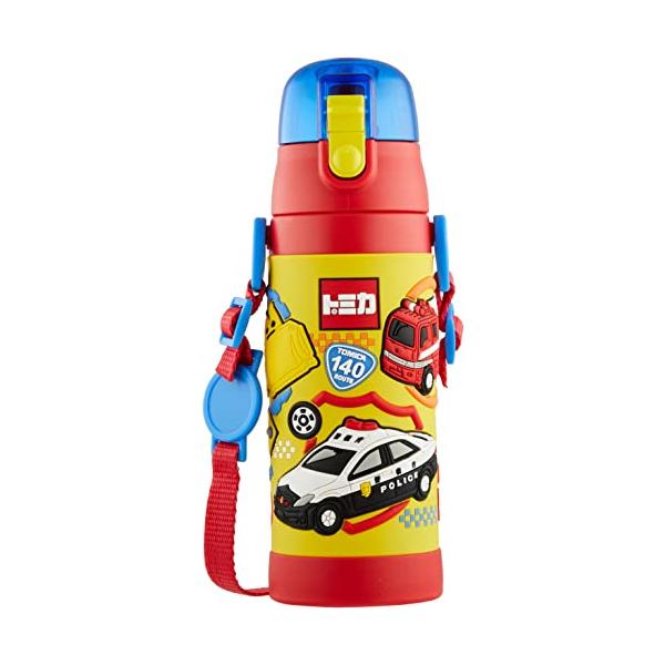 他サイト： スケーター(Skater) 子供用 ステンレス 水筒 直飲み 480ml トミカ 子供に優しい軽量タイプ 男の子 保冷専用 3D立体プリントwaの商品画像