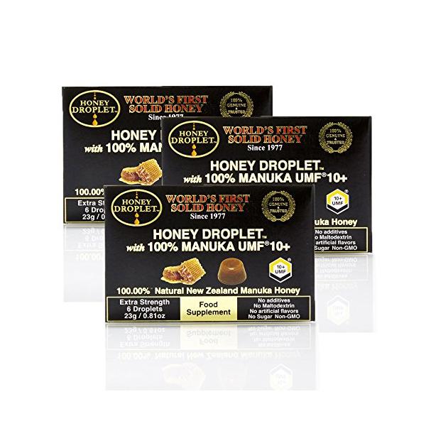 他サイト： ハニードロップレット UMFマヌカハニー10+ (23g / 6粒入) 3箱の商品画像