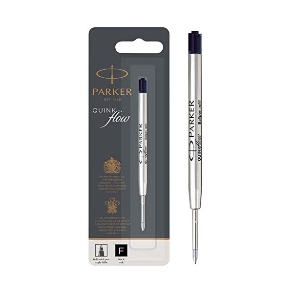 他サイト： PARKER(パーカー) パーカー クインクフロー ボールペン替芯 ブラック F (ボール径0.8mm)の商品画像