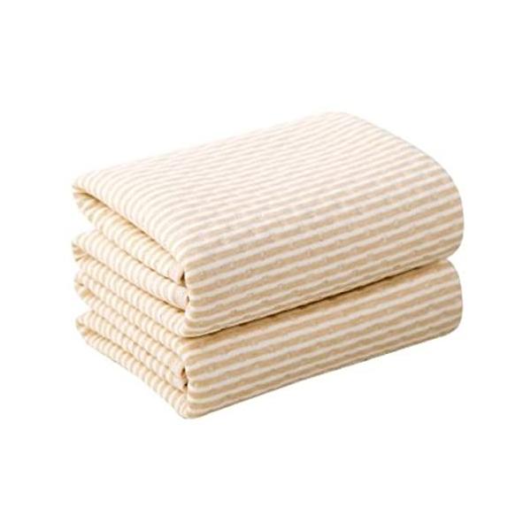 他サイト： HappyHome おねしょシーツ 防水シーツ ベビー用 2枚セット おむつ替え カバー 丸洗い可能 70cm×50cm ベージュの商品画像