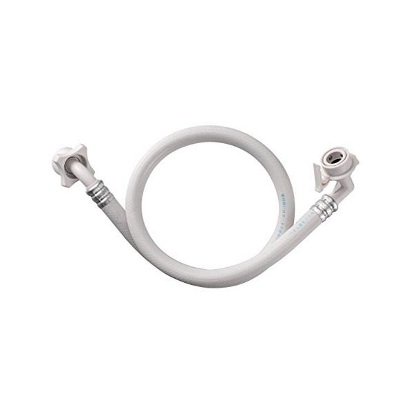 元口なしホワイト/0.8ｍ/PT1700-1-0.8・Style:元口なしPatternName:L型Size:0.8ｍ・パッケージ個数:1・折れ曲がりにくいL字型ドラム式洗濯機などの大型洗濯機で水栓と洗濯機の間隔が狭い場合、無理に取り付け...