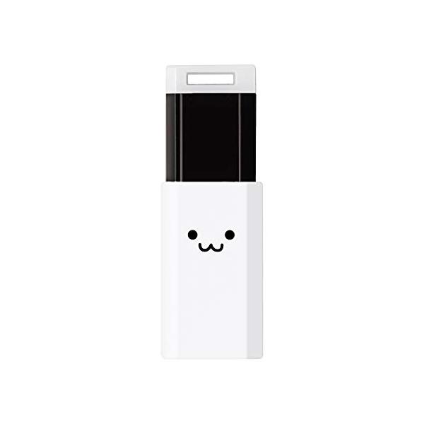 エレコム USBメモリ 32GB USB3.1 &amp; USB 3.0 ノック式 ホワイト MF-PKU3032GWHF