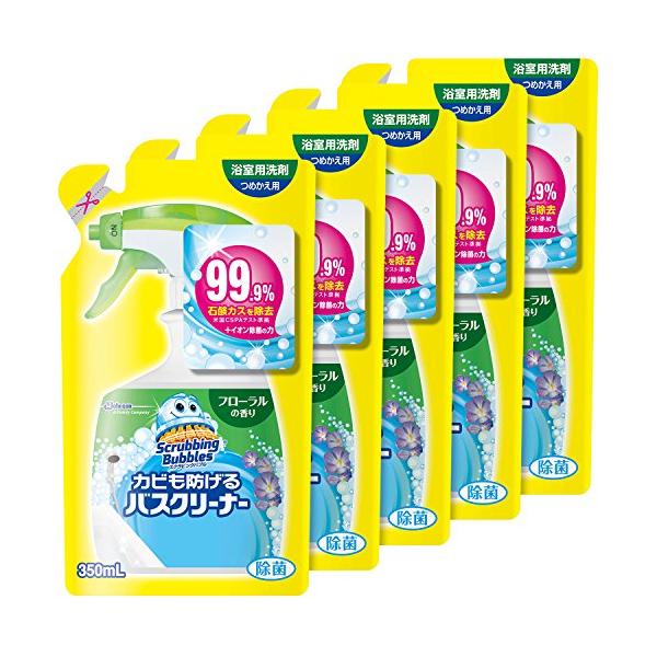 カビも防げる-/替え (×5)/-・Style:カビも防げるSize:替え (×5)・パッケージ個数:1・商品サイズ (幅×奥行×高さ) :13cm×34cm×22cm・原産国:日本・内容量:替え×5個・ブラント名: スクラビングバブル (...