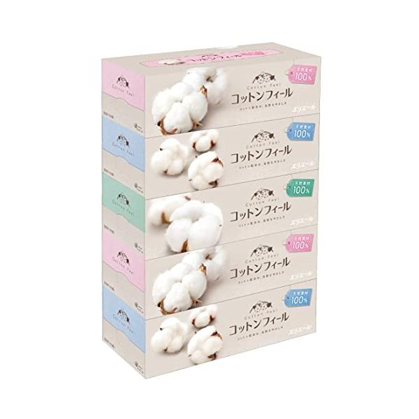 白/5箱/なし・PatternName:単品(5箱パック)・パッケージ個数:1・天然素材100％。保湿剤を使用せず、素材のやわらかさを最大限に引き出すこだわりの製法でふんわりした肌触りを実現しています。・天然素材のコットンの産毛（コットンリ...