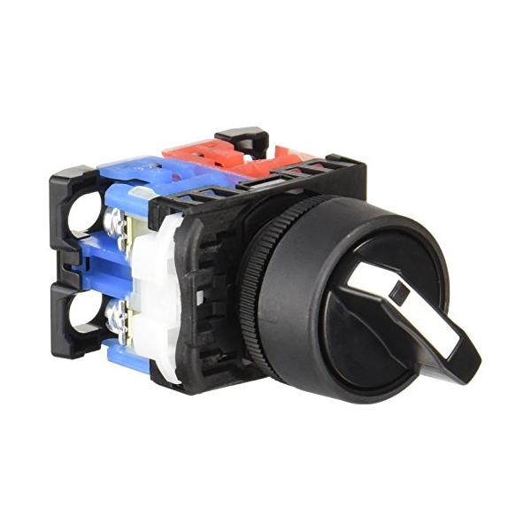 ・  AR22PR-311B・入数:1個・ハンドル色:黒・ノッチ角度:45度・ノッチ数:3・接点構成:1a1b