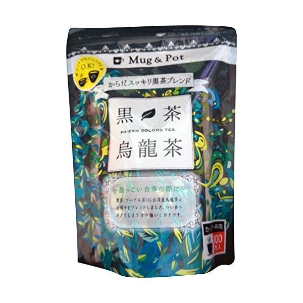他サイト： 久順銘茶 黒茶烏龍茶 PLUS 100包入 150g(1.5g×100P) ポーションの商品画像