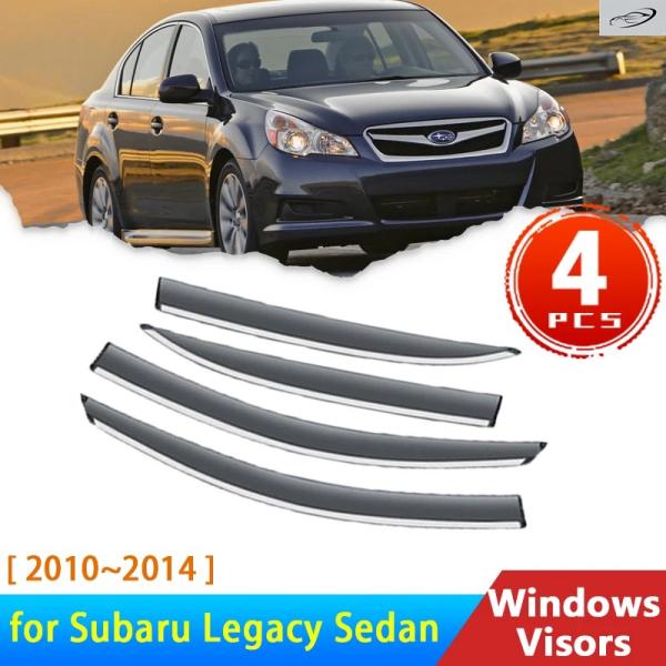 並行輸入品 スバル レガシィ B4 セダン BM BR 5 V 2010〜2014 用フロントガラスアクセサリー カーウィンドウバイザー デフレクター レインア