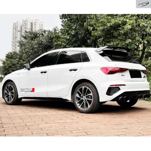 並行輸入品 アウディ A1 スポーツバック Q2 Q3 Q5 Q7 A3 ハッチバック用スポイラー カーボン表面リアトランクウィングアクセサリー