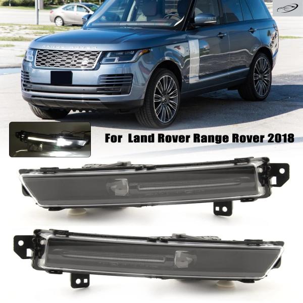 並行輸入品 ランドローバー レンジローバー L405 スポーツ 2018 2019 2020 用 LED DRL フォグライト ヘッドライト フロントバンパー 