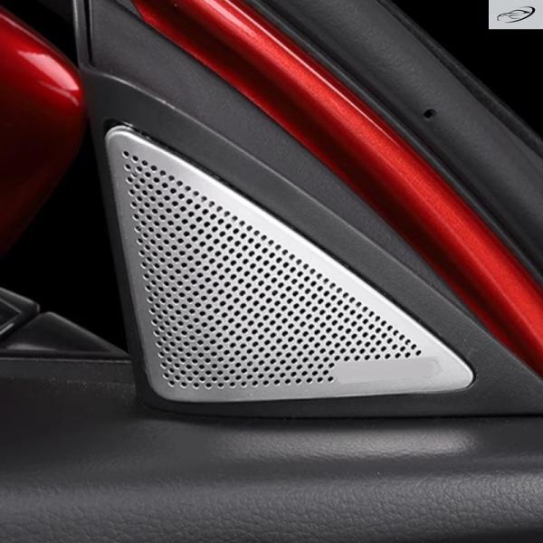 並行輸入品 マツダ CX-30 CX30 2020 - 23 2024 用 6個セット 車用アクセサリー Aピラー オーディオスピーカーカバー トリム ドアスピ