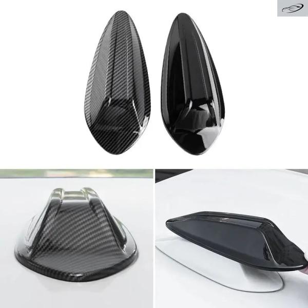 並行輸入品 BMW G20 G28 G42 G22 M3 G80 i3 i05 X6 2023 2024 車用ルーフシャークフィンアンテナカバー ABS カーボ