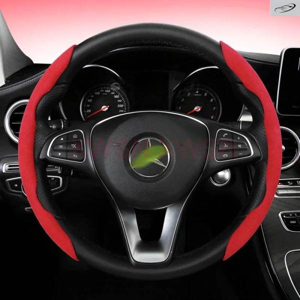 並行輸入品 クライスラー全モデル（300C200グランドボイジャーパシフィカ用スエード製ステアリングホイールカバー（カーアクセサリー