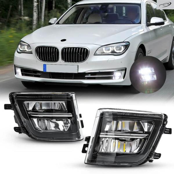 並行輸入品 BMW 7シリーズ F01 F02 F03 730i 740i 750i 760i用LEDフォグランプ フロントバンパー ドライビングライト 631