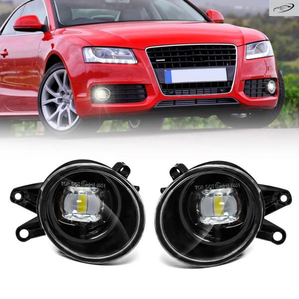 並行輸入品 アウディ A4 B6 2001/04/01 2005 用フォグランプ LED フォグライト エンジェルアイ フロント オート バンパー ヘッドライト