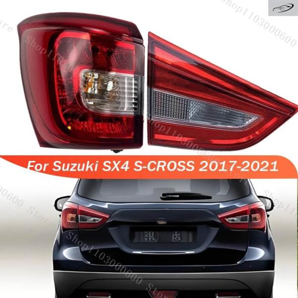 並行輸入品 スズキ SX4 S-CROSS 2017 2018 2019-2021 車用 LED テールライト テールランプ ブレーキ リバース ウィンカー ハ