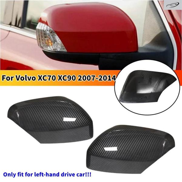 並行輸入品 ボルボ XC70 2008-201C90 2007-2014 用リアビューサイドミラーカバーウィングキャップケーストリムアクセサリーパーツ
