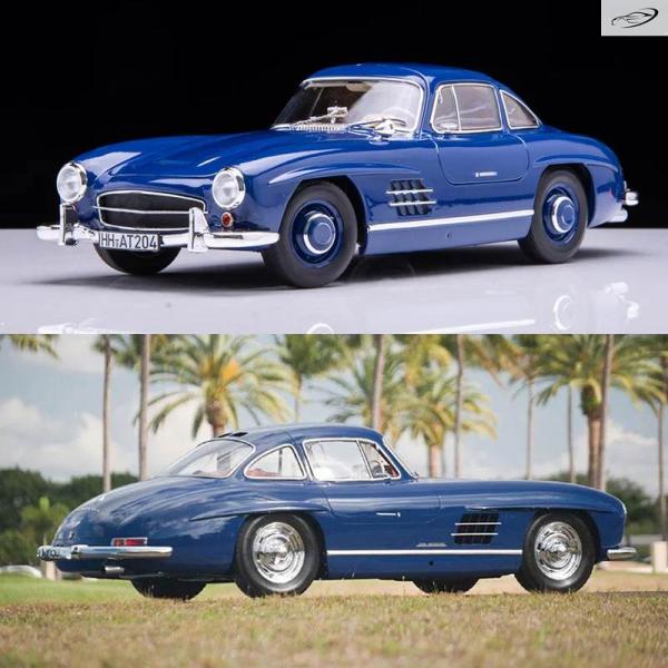 並行輸入品 1:18 NOREV 300SL 1954 ガルウィング ロードスター ミニカーモデル