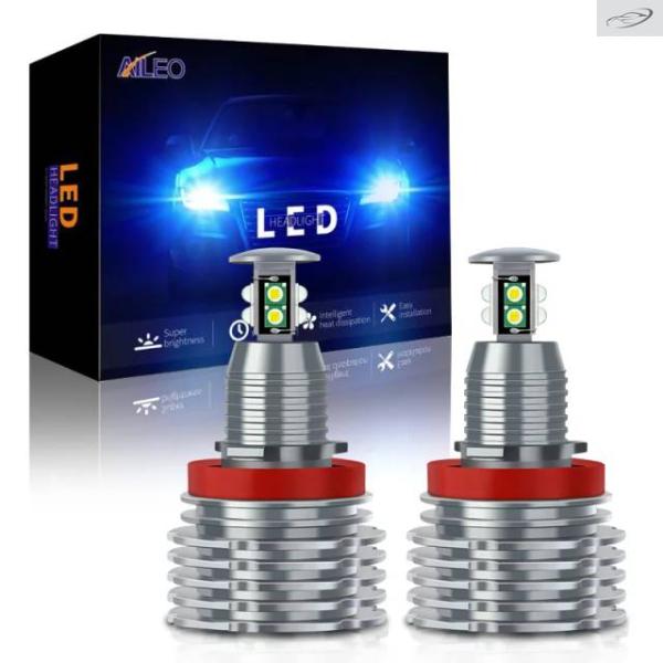 並行輸入品 H8 LED H11 H9 エンジェルアイ ハロリングライトバルブ HID キセノン 6000K BMW E92 E60 E61 E63 X5 E7