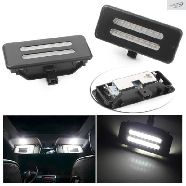 並行輸入品 BMW 3 5シリーズ X3 X5 X6 E90 E91 E92 E60 E61 E70 E71 E84 F25用 ホワイトLED車内サンバイザーミ