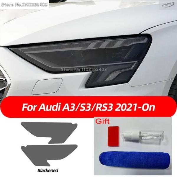 並行輸入品 アウディ A3 8V S3 RS3 8Y 2021 2022 S Line Sportback 2014年以降用 カーヘッドライトフィルム クリアス