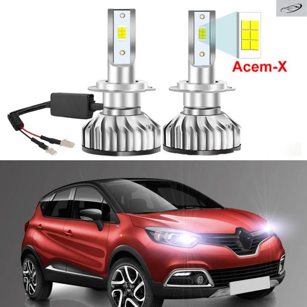並行輸入品 ルノー キャプチャー 2013 - 16 2017 2018 2019 車用 LED ヘッドライトバルブ ハイ/ロービーム Canbus  2個セッ