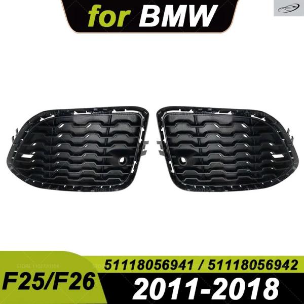 並行輸入品 2011〜2018年式 BMW F25 F26 X3 X4 28i 28iX 35iX 28dX 用 フロントバンパーグリル フォグランプカバー 5