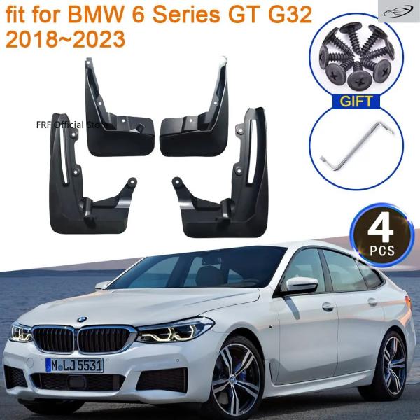 並行輸入品 BMW 6シリーズ グランツーリスモ GT G32 2018 - 21 2022 2023用 マッドガード フェンダーフレア マッドフラップ ガード