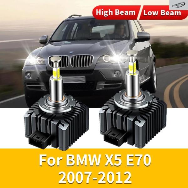 並行輸入品 BMW X5 E70 2007 2008-2012用 12V HIDバルブ キセノン 6000K ホワイトLEDヘッドライト 32000LM  Ca