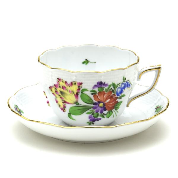 ヘレンド 兼用カップ チューリップの花束(BT-5) 珈琲 紅茶碗皿 ヘレンド 兼用カップ チューリップの花束(BT-5) 珈琲 紅茶碗皿