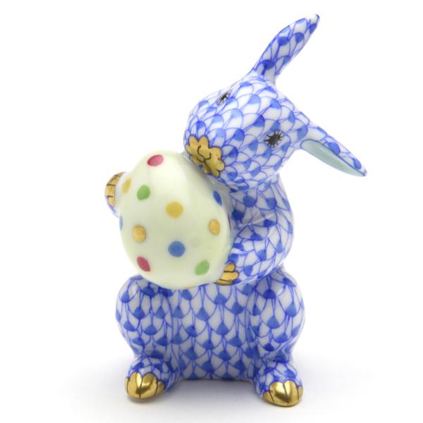 ヘレンド（HEREND） うさぎ置物(高さ:6.5cm) イースターバニー(05436 