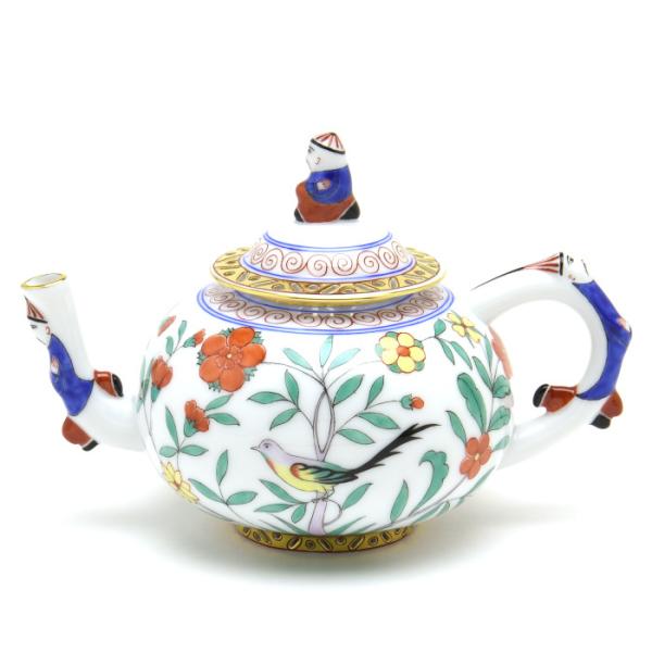 HEREND ヘレンド】ロスチャイルド取っ手付きボウル皿手描き下右