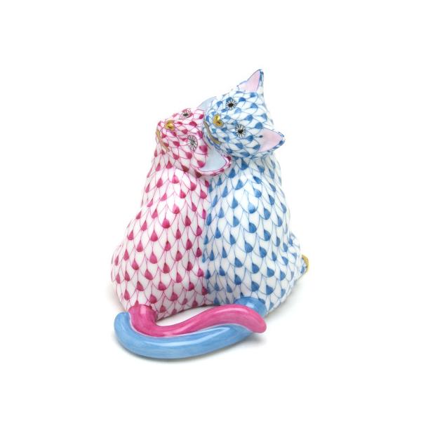 �w�����h(Herend) �˂��u��(����:7cm) ��C�̎q�L(15826/VHTQ+VHP)�^�[�R�C�X�u���[�ƃs���N�̗ؖ͗l ���蕨 �������� �M�t�g�����(�����{�b�N�X�g�p) �V�i