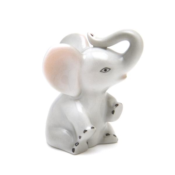ヘレンド（HEREND） ゾウ(高さ:7.2cm) 象の子供(15511/C) ハンドメイド